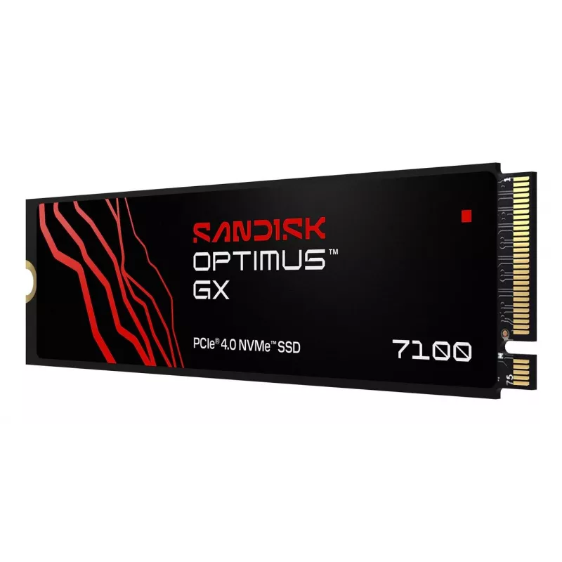 SanDisk 2TB M.2 NVMe PCIe 4.0 vidinis SSD – 1200 TBW, 7250 MB/s skaitymas, 6900 MB/s rašymas
