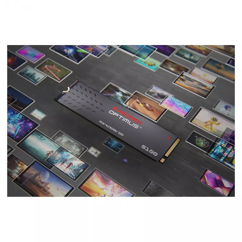 SanDisk Optimus 5100 2TB M.2 2280 PCIe 4.0 NVMe vidinis kietojo disko įrenginys (SSD)