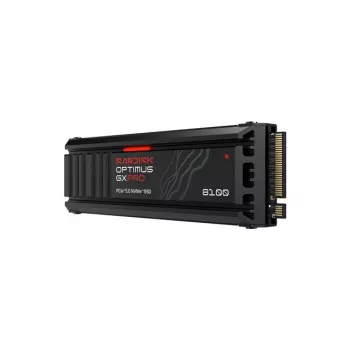 SanDisk Optimus GX PRO 8100 2TB M.2 2280 PCIe Gen5 x4 NVMe SSD su integruotu radiatoriumi