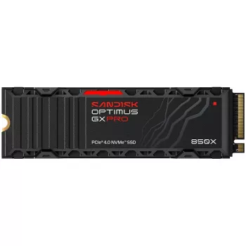 SanDisk Optimus GX PRO 850X 4TB vidinis SSD, M.2 2280 D5-M, PCIe 4.0 x4 NVMe, TCG Opal Encryption 2.01, integruotas radiatoriukas