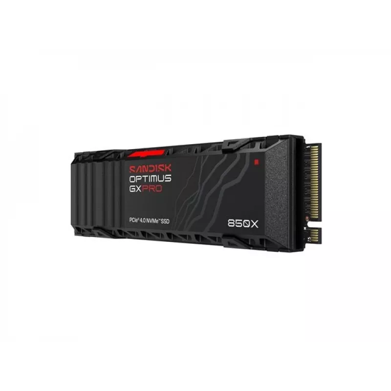 SanDisk Optimus GX PRO 850X 4TB vidinis SSD, M.2 2280 D5-M, PCIe 4.0 x4 NVMe, TCG Opal Encryption 2.01, integruotas radiatoriukas
