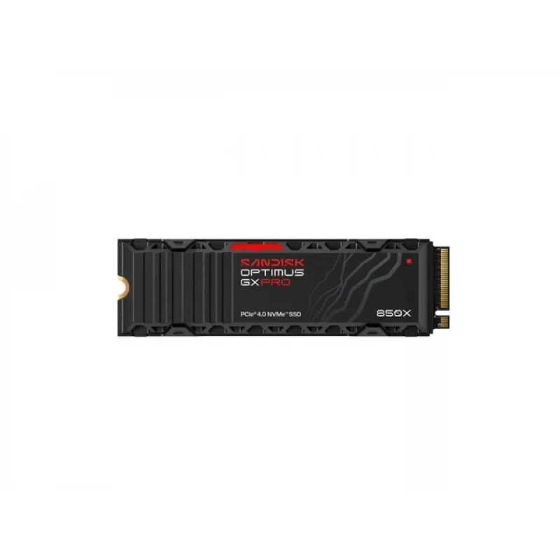 SanDisk Optimus GX PRO 850X 4TB vidinis SSD, M.2 2280 D5-M, PCIe 4.0 x4 NVMe, TCG Opal Encryption 2.01, integruotas radiatoriukas