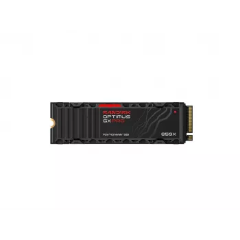 SanDisk Optimus GX PRO 850X 4TB vidinis SSD, M.2 2280 D5-M, PCIe 4.0 x4 NVMe, TCG Opal Encryption 2.01, integruotas radiatoriukas