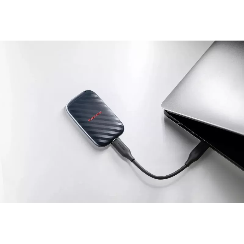 SanDisk nešiojamasis SSD 500GB Black USB 3.2 Gen 1 išorinis diskas – SDSSDE10-500G-G25