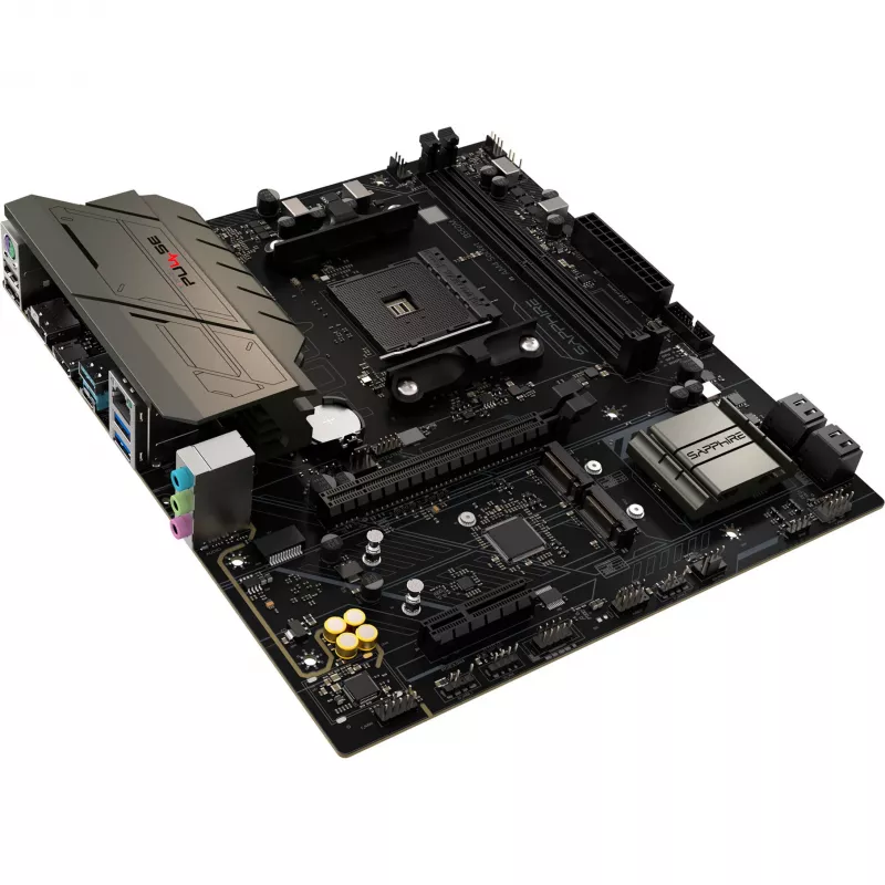 SAPPHIRE PULSE B550M AMD AM4 DDR4 Micro-ATX pagrindinė plokštė