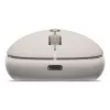 Satechi OntheGo Mouse – belaidė pelė su Bluetooth ir 2.4GHz USB-A, įkraunama, kelių įrenginių, smėlio spalvos