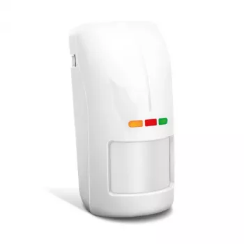 Satel OPAL Pro lauko dvigubos technologijos judesio jutiklis (PIR + mikrobangų, baltas, be laikiklio)