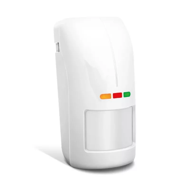 Satel OPAL Pro lauko dvigubos technologijos judesio jutiklis (PIR + mikrobangų, baltas, be laikiklio)