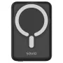Savio BA-12 Magnetinis belaidis power bankas 10000 mAh juodas