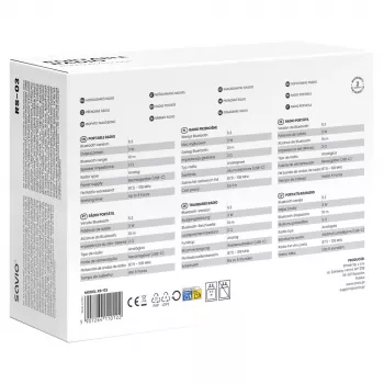 SAVIO RS-03 nešiojamas radijas FM/AM su MP3 USB/SD atkūrimu, rožinis
