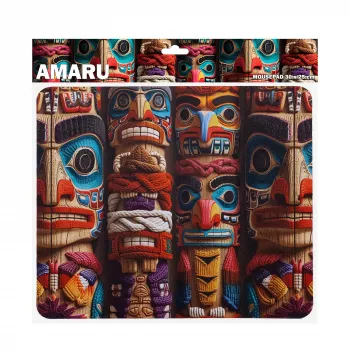 SBOX AMARU M MP-06 žaidimų pelės kilimėlis 300x250x2 mm juodas