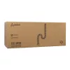 Sbox CC-1016B kabelių spiralinis vamzdelis juodas 1,5 m 16 mm