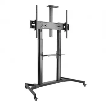 SBOX FS-3610 Grindinis LED televizoriaus stovas, 60–100 col., 100 kg