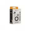 SBOX PM-402 dujų spyruoklės vieno monitoriaus laikiklis 17-32 colių ekranams, 9 kg, VESA 75/100, spaustukas ir įvorė, juodas