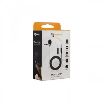 SBOX PM-402 dujų spyruoklės vieno monitoriaus laikiklis 17-32 colių ekranams, 9 kg, VESA 75/100, spaustukas ir įvorė, juodas