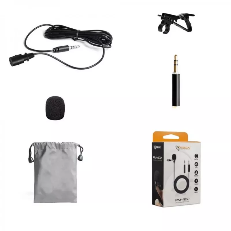 SBOX PM-402 dujų spyruoklės vieno monitoriaus laikiklis 17-32 colių ekranams, 9 kg, VESA 75/100, spaustukas ir įvorė, juodas