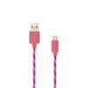 SBOX USB-1031P USB į Micro USB laidas 1m rožinis