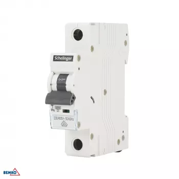SCHELINGER A02-G8-1P-B50 Miniatiūrinis automatinis jungiklis 1P B 50A 6kA VDE