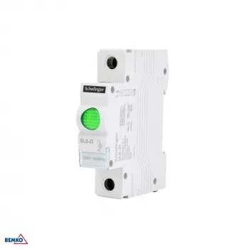 SCHELINGER A15-SL8-ZI LED signalinė lemputė, žalia, 230V AC, IP65, montavimui į skydą, 22mm | Kur.lt