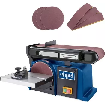 SCHEPPACH Juostinis ir diskinis šlifuoklis 370W 230V