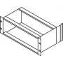 SCHROFF EMC kampinio profilio galinis elementas 3U korpusams, aliuminis, chromuotas, 128,4 mm, 24561198