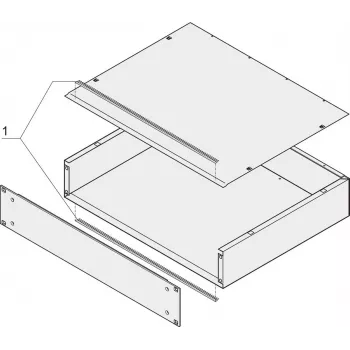 SCHROFF EMC tarpiklių rinkinys MultipacPRO 3U 42HP – EMI/RFI ekranavimas 20860130