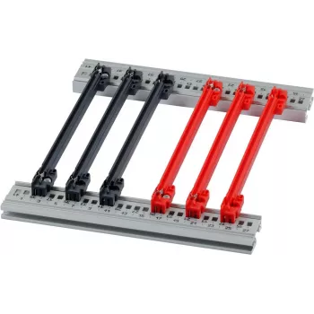 SCHROFF kreipianųjų batelių priedų rinkinys 160TE 2mm raudonas (10 vnt.) 24568363