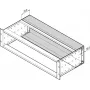 Schroff galinis dangtis 19 inch pastatui, 3U 84HP, 220 mm gylio, plieninis, cinkuotas 34561752