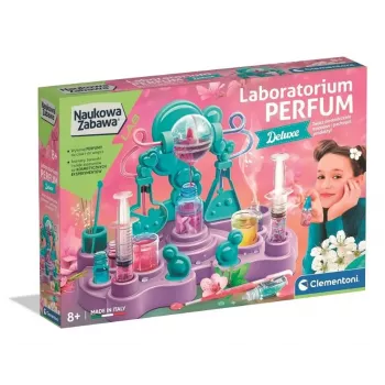 Mokslo ir žaidimų kvepalų laboratorija Deluxe lenkų kalba Clementoni 50396