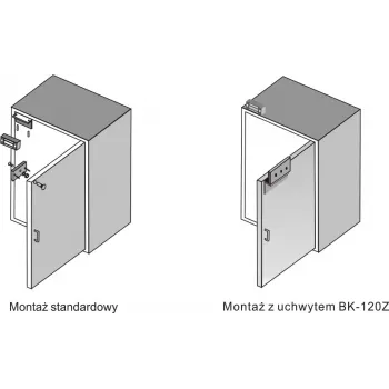 SCOT EL-120 elektromagnetinis užraktas 120kg (260lbs) 12V DC, fail-safe, montuojamas ant paviršiaus