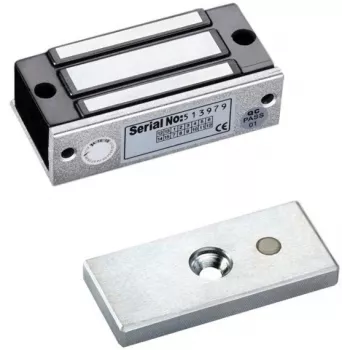 SCOT EL-120 elektromagnetinis užraktas 120kg (260lbs) 12V DC, fail-safe, montuojamas ant paviršiaus