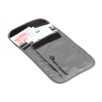 Sea To Summit Kaklo Piniginė su RFID apsauga, juoda
