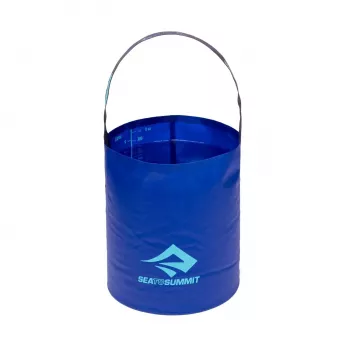 Sea To Summit UltraSil Folding Bucket 10L – itin kompaktiškas vandeniui atsparus nailoninis kibiras