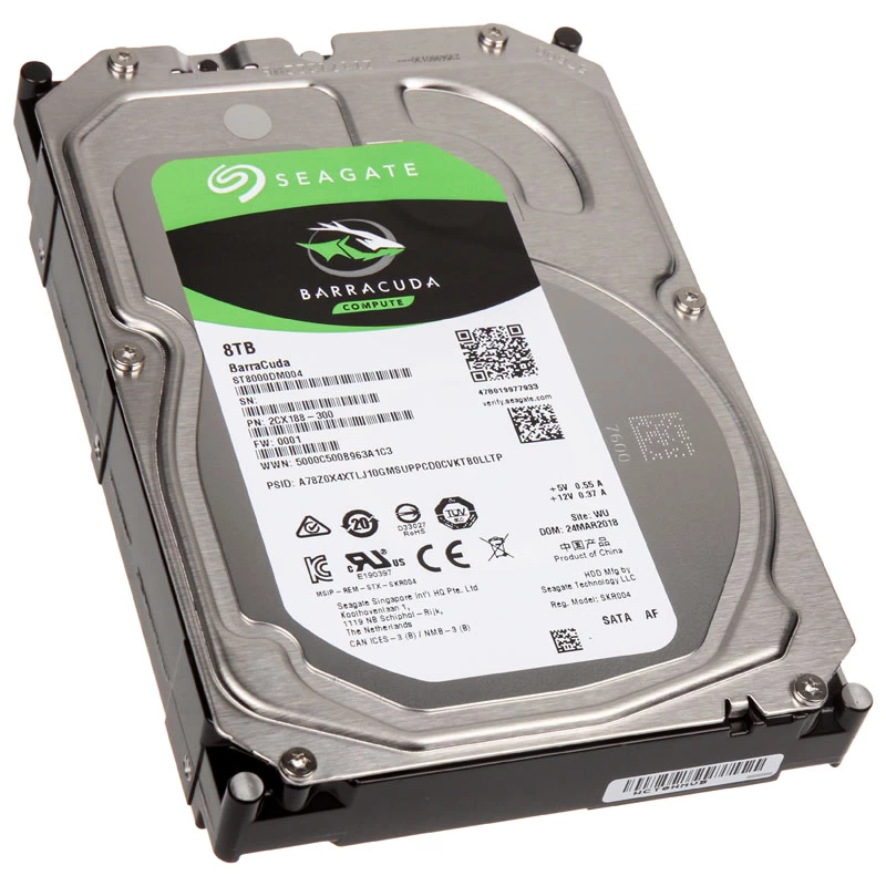 Seagate Barracuda ST8000DM004 8 TB 3.5 inch vidinis kietasis diskas SATA III 5400 RPM 256 MB talpykla