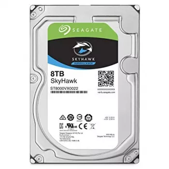 Seagate SkyHawk 8TB vaizdo stebėjimo HDD, 3,5 colio, SATA 6Gb/s, 7200RPM, 256MB talpykla