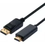 SECOMP STANDARD DisplayPort kabelis DP į HDTV, ST/ST, juodas, 3 m (S3677)