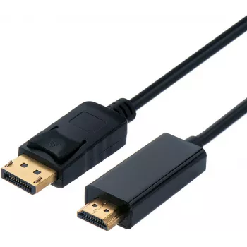 SECOMP STANDARD DisplayPort kabelis DP į HDTV, ST/ST, juodas, 5 m (S3678)