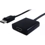 SECOMP STANDARD DisplayPort į HDMI adapteris, DP Kištukas į HDMI Lizdą, 4K@30Hz, Juodas (S3203)