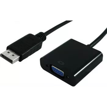SECOMP STANDARD DisplayPort į VGA adapterio kabelis, DP male į VGA female, 1 m, juodas (S3201-10)