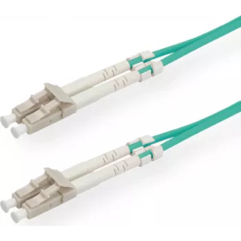 SECOMP STANDARD šviesolaidinis patch laidas 50/125µm OM3, LC/LC, turkio spalvos, 5 m S1805