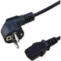 SECOMP STANDARD maitinimo laidas, tiesus IEC lizdas, juodas, 1,8 m (S2309)