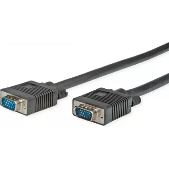 SECOMP STANDARD SVGA laidas HD15 ST - ST, juodas, 10 m (S3605)