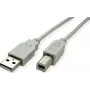 SECOMP STANDARD USB 2.0 laidas, Type A-B, smėlio spalvos, 0,8 m (S3101)
