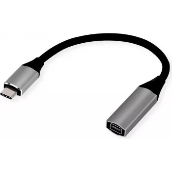 SECOMP STANDARD USB-C į Mini DisplayPort 1.2 adapterio kabelis, 0,2 m, juodas S3216