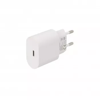SEEK TOTI 20W USB-C PD nešiojamas sieninis greito įkrovimo adapteris, baltas