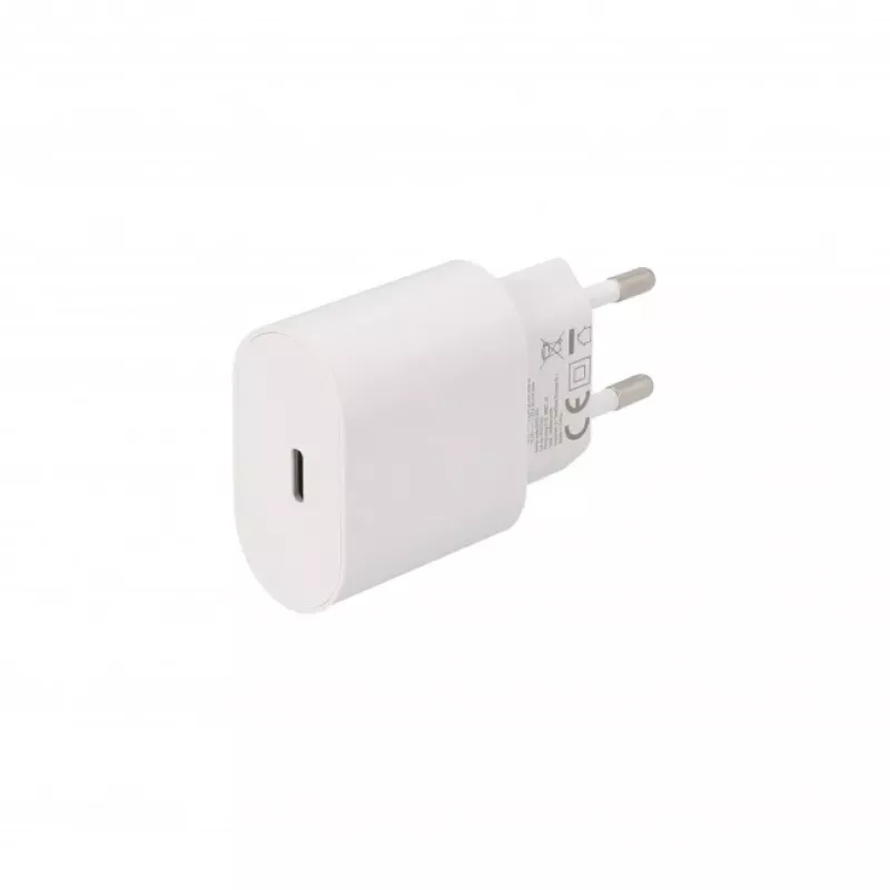 SEEK TOTI 20W USB-C PD nešiojamas sieninis greito įkrovimo adapteris, baltas