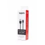 SEEK TOTI USB-A į Lightning, 2m PVC duomenų kabelis 2A (ne MFI), juodas