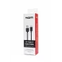 SEEK TOTI USB-A į Type-C, 1m PVC duomenų laidas 3A, juodas