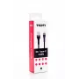 SEEK TOTI USB-A į USB-C pintas laidas 2m 3A juodas