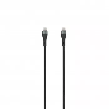 SEEK TOTI USB-C į USB-C pintas laidas 2 m, 3 A, juodas
